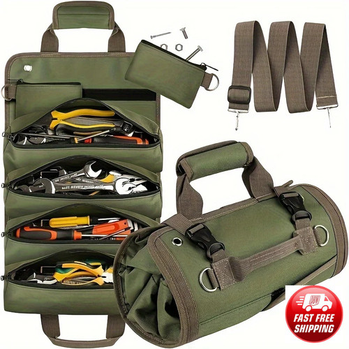 Heavy duty tool roll bag - tool,