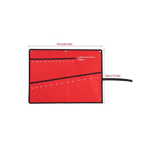 Tool roll organizer multi - tool,