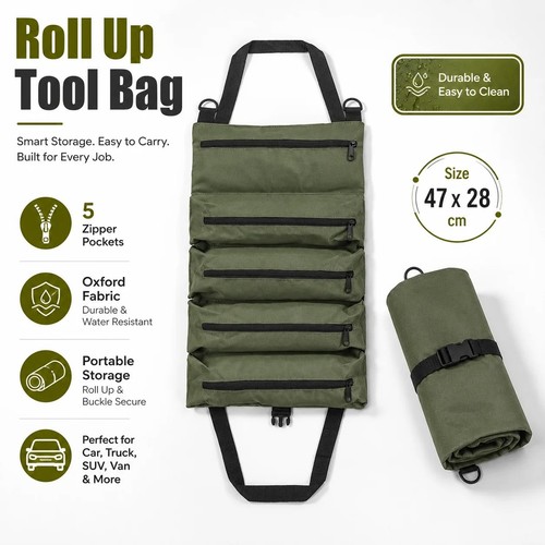 Heavy duty tool roll bag - duty,