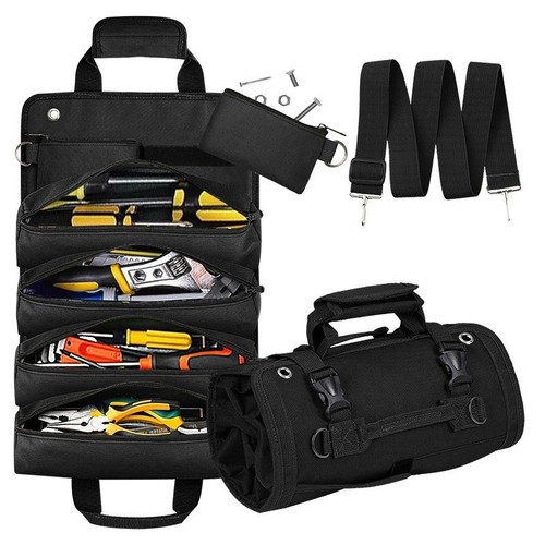 Canvas tool roll organizer - canvas,