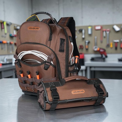 Electricians tool backpack - electricians,